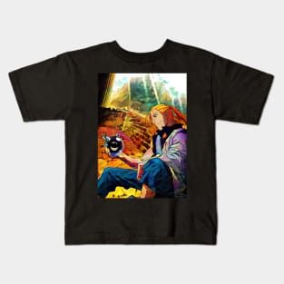 Colorful Father Kids T-Shirt